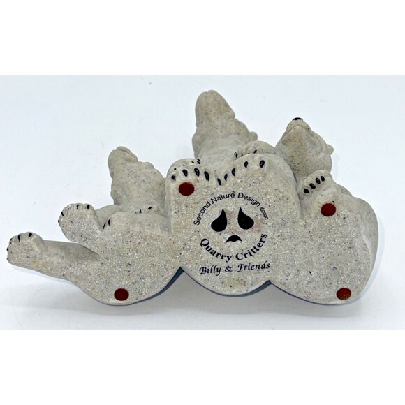 Vintage Quarry Critters Billy & Friends 3 Sad looking Bears Figurine 5.5”x6.5” - Picture 10 of 13
